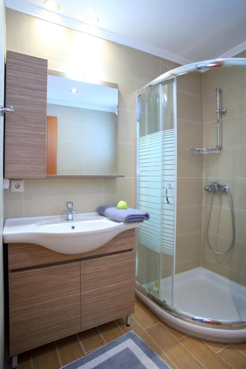 Lagadi Luxury Sea Side Apartman Áyios Nikítas Kültér fotó