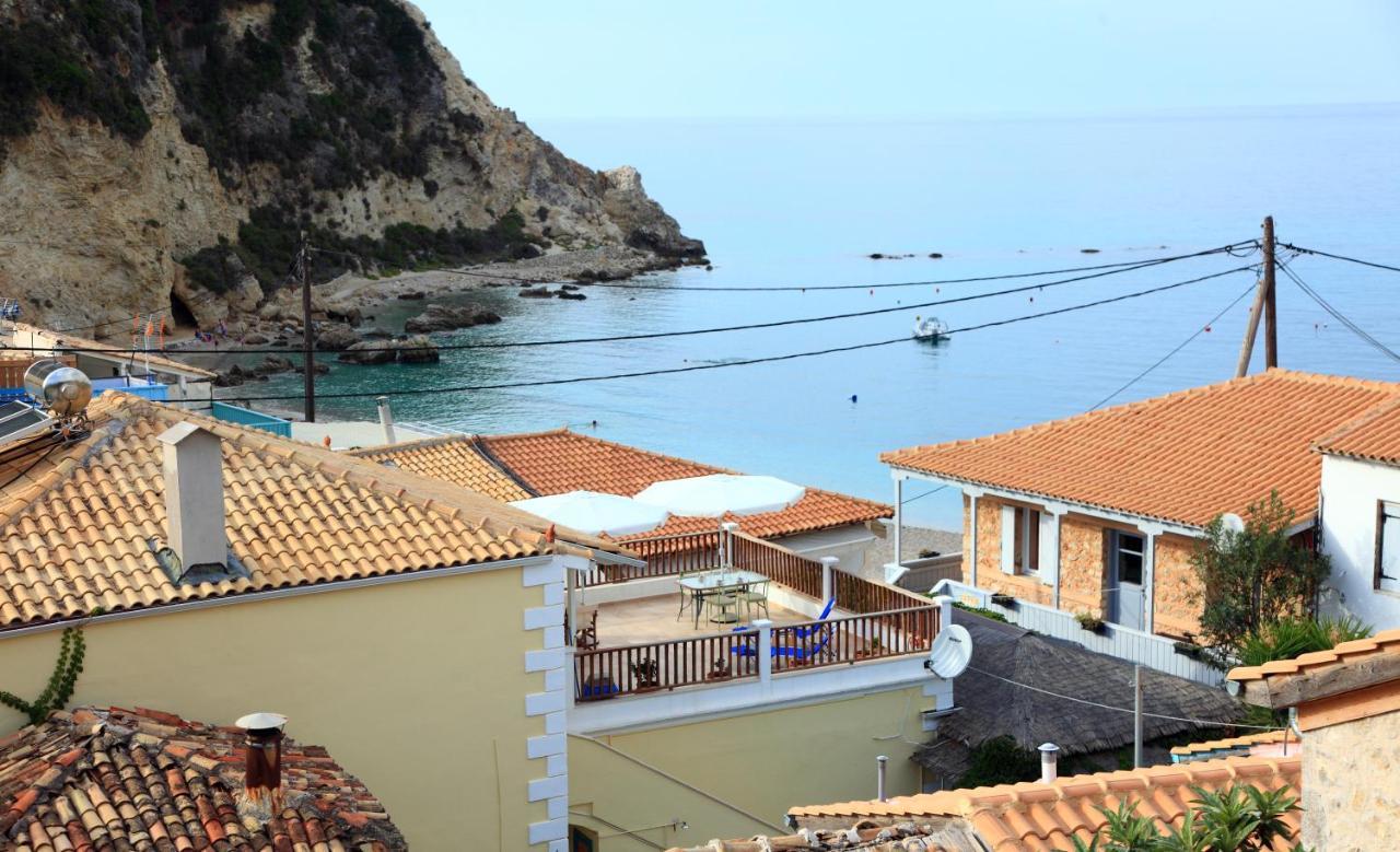 Lagadi Luxury Sea Side Apartman Áyios Nikítas Kültér fotó